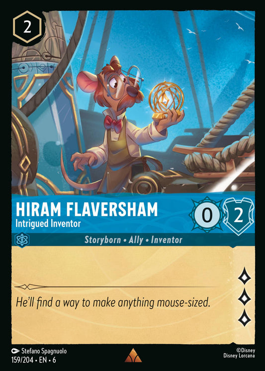 Hiram Flaversham - Intrigued Inventor