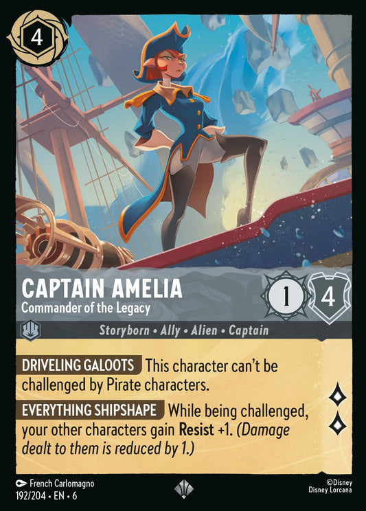 Captain Amelia - Commander of the Legacy