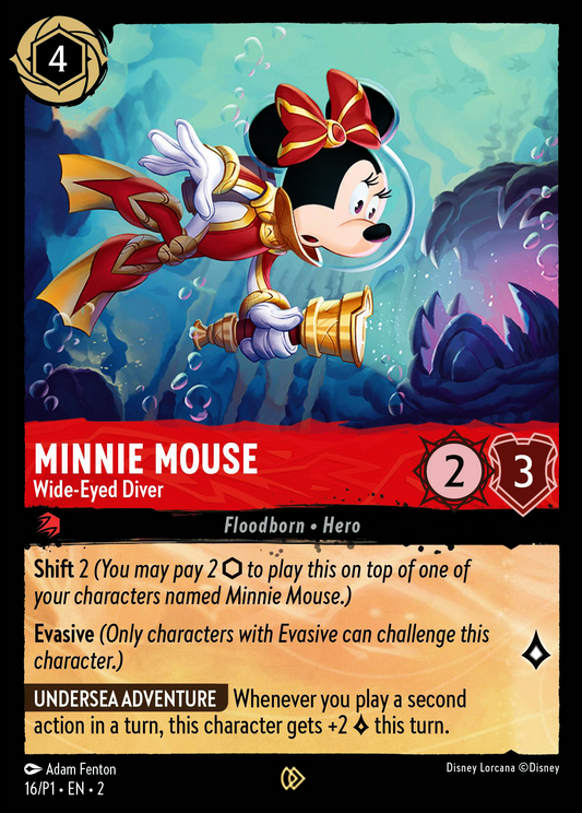 Minnie Mouse - Wide-Eyed Diver