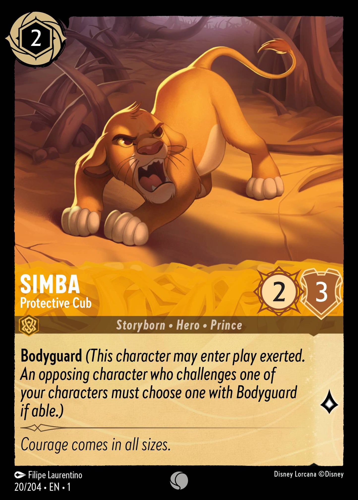 Simba - Protective Cub