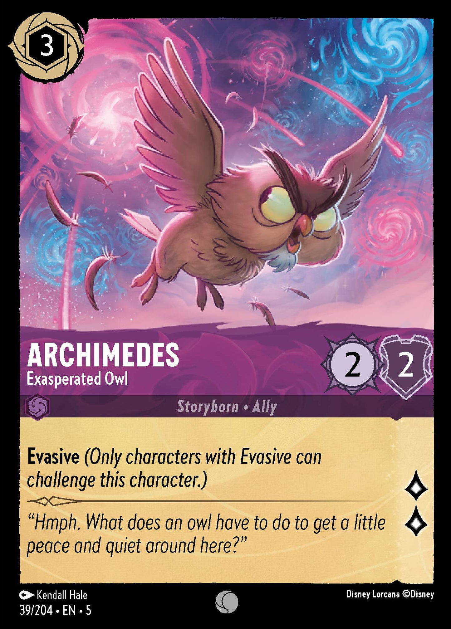 Archimedes - Exasperated Owl