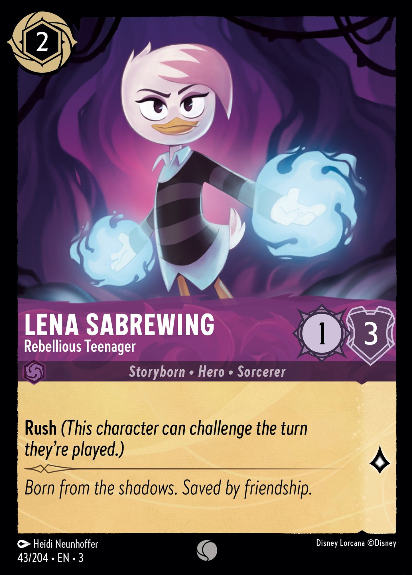 Lena Sabrewing - Rebellious Teenager