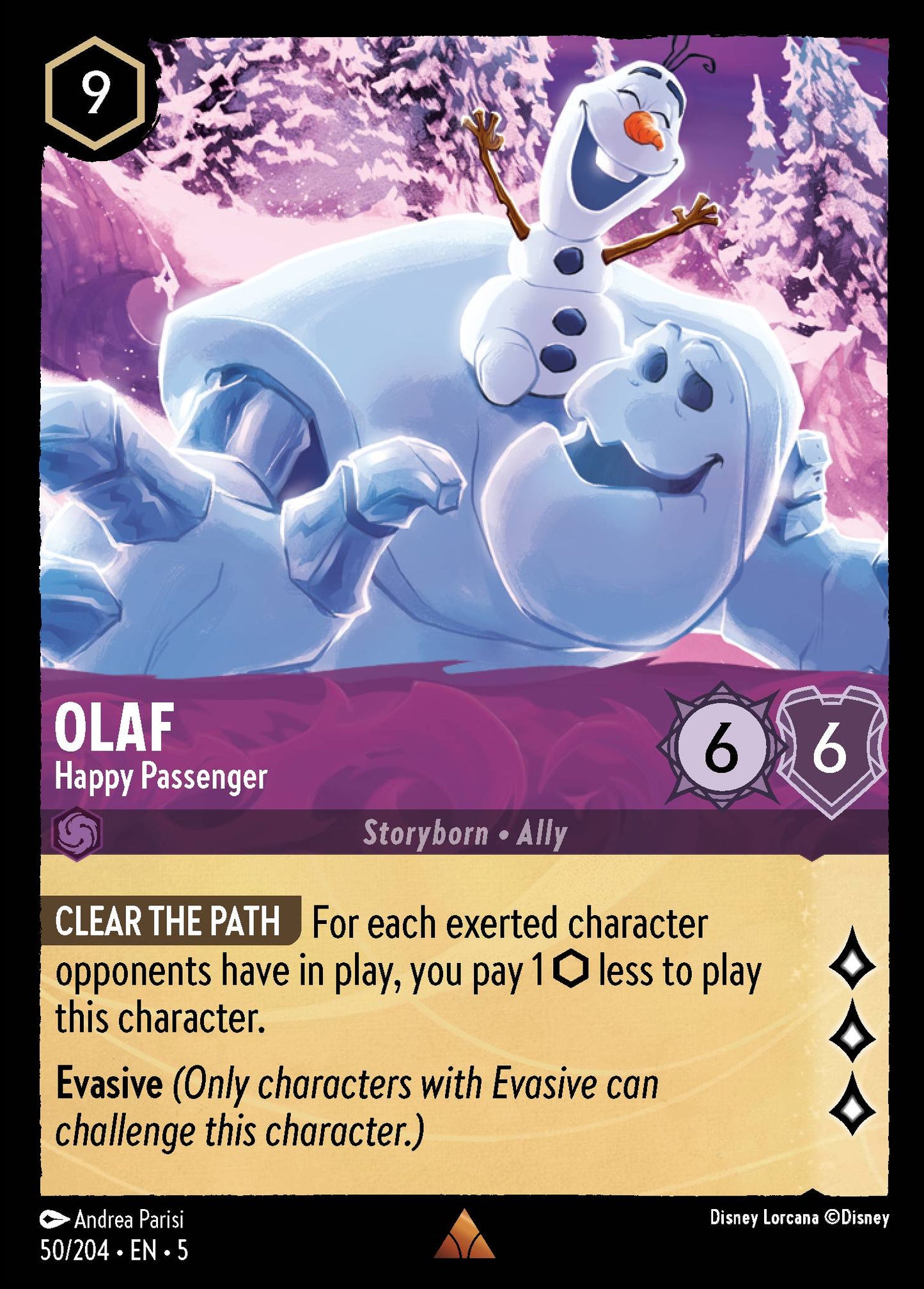 Olaf - Happy Passenger