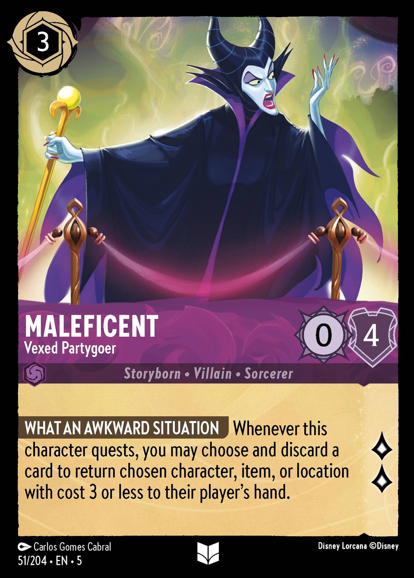 Maleficent - Vexed Partygoer