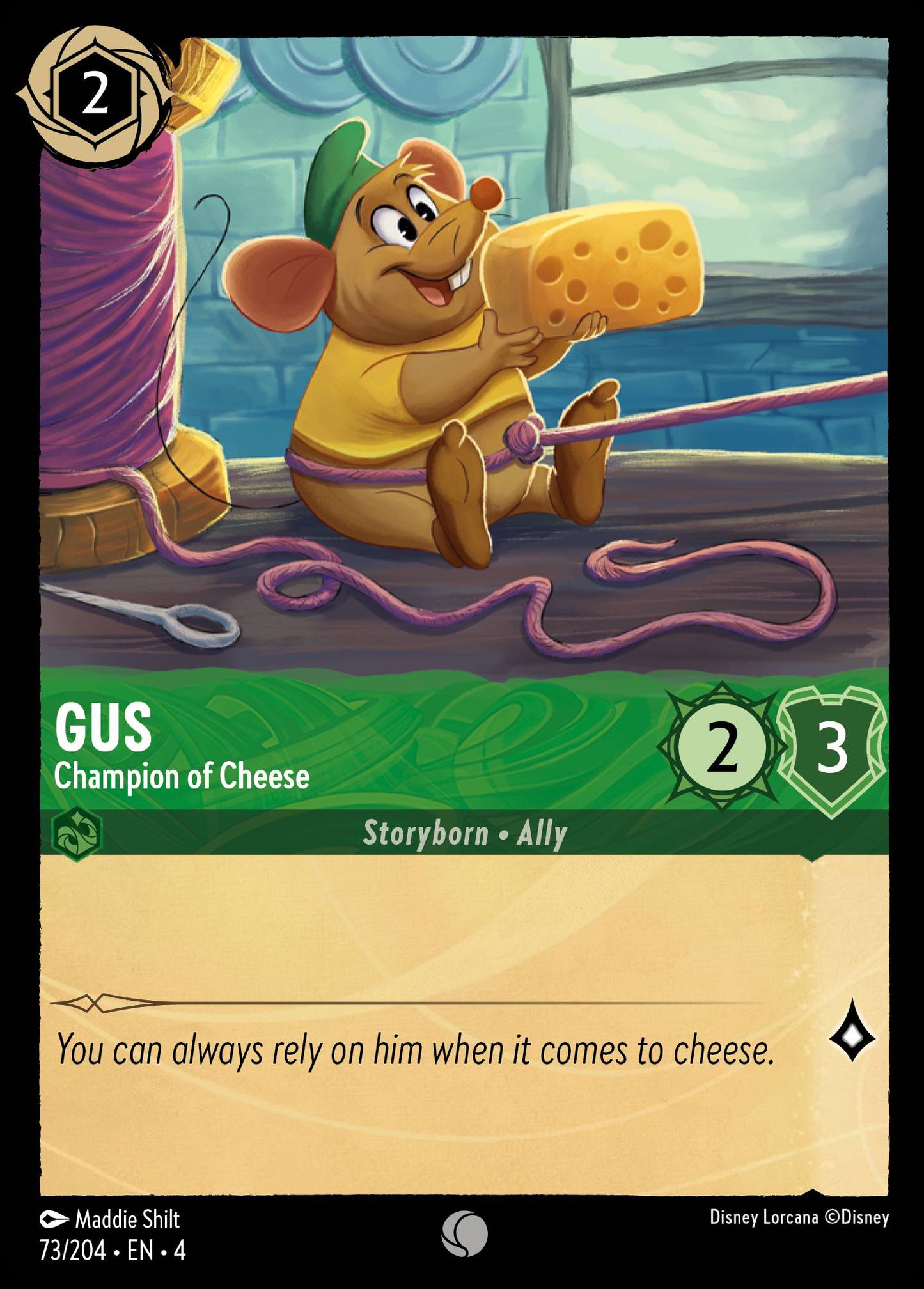 Gus - Champion of Cheese