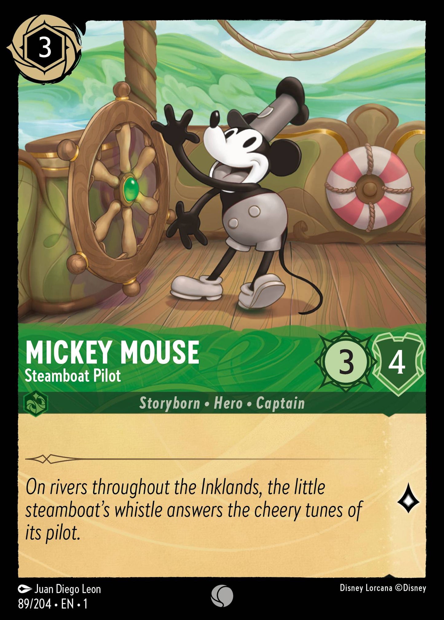 Mickey Mouse  - Steamboat Pilot