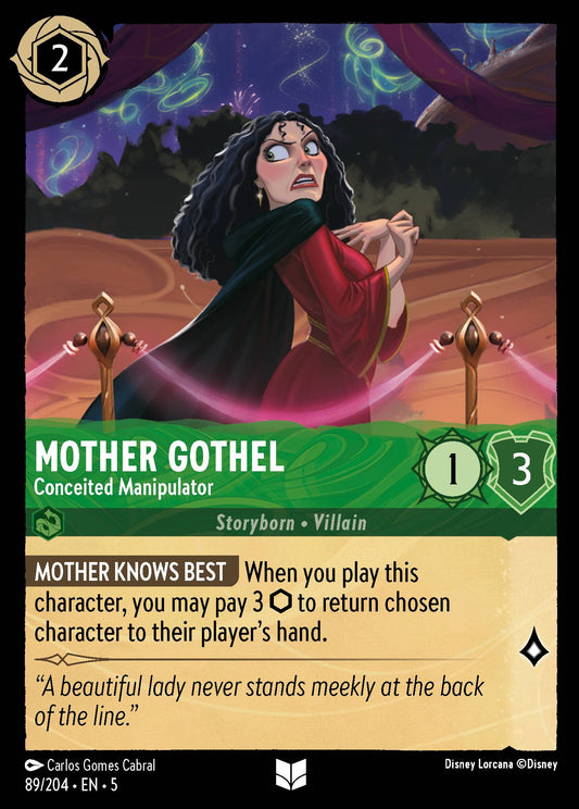 Mother Gothel - Conceited Manipulator