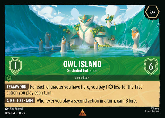 Owl Island - Secluded Entrance