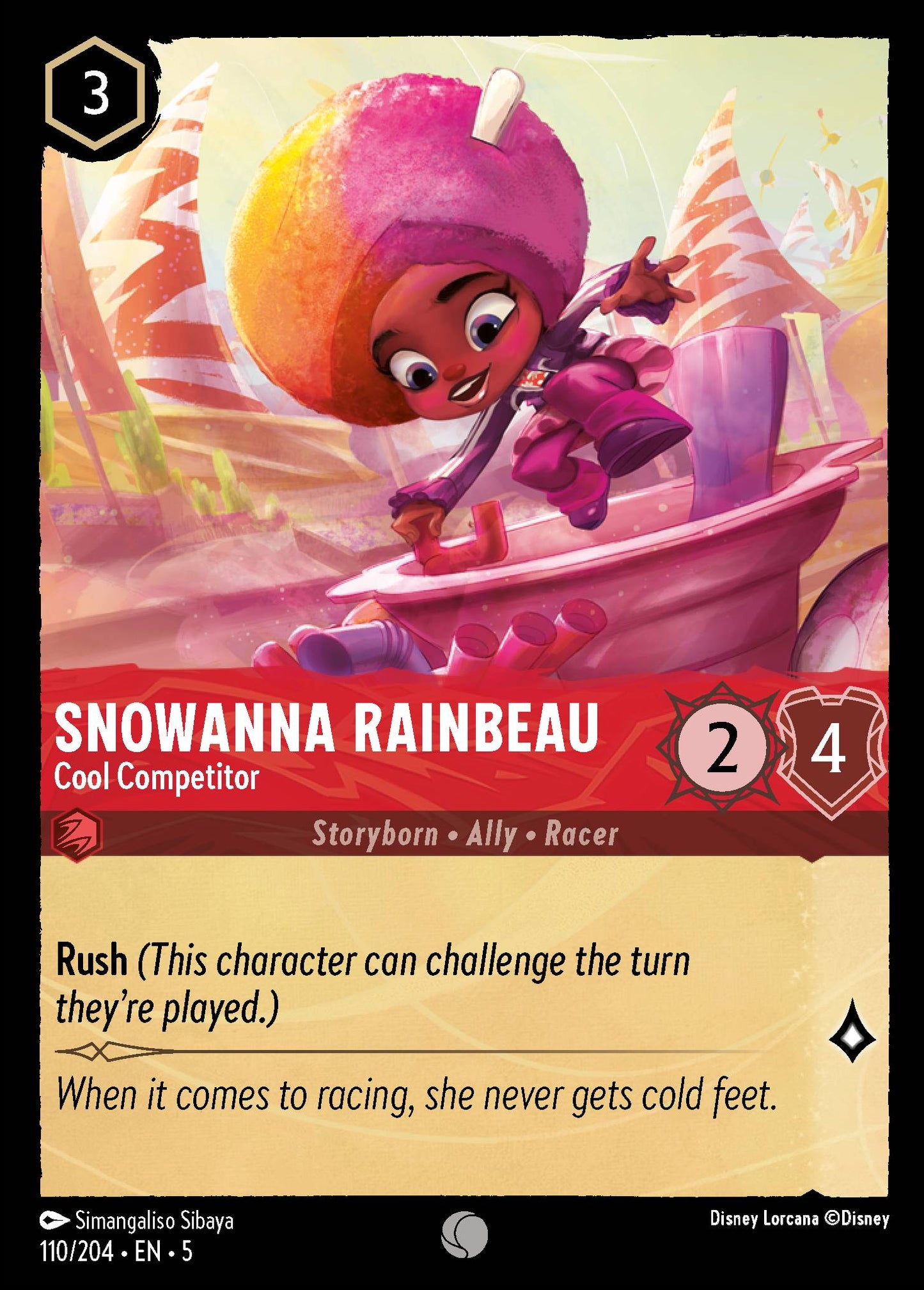 Snowanna Rainbeau - Cool Competitor