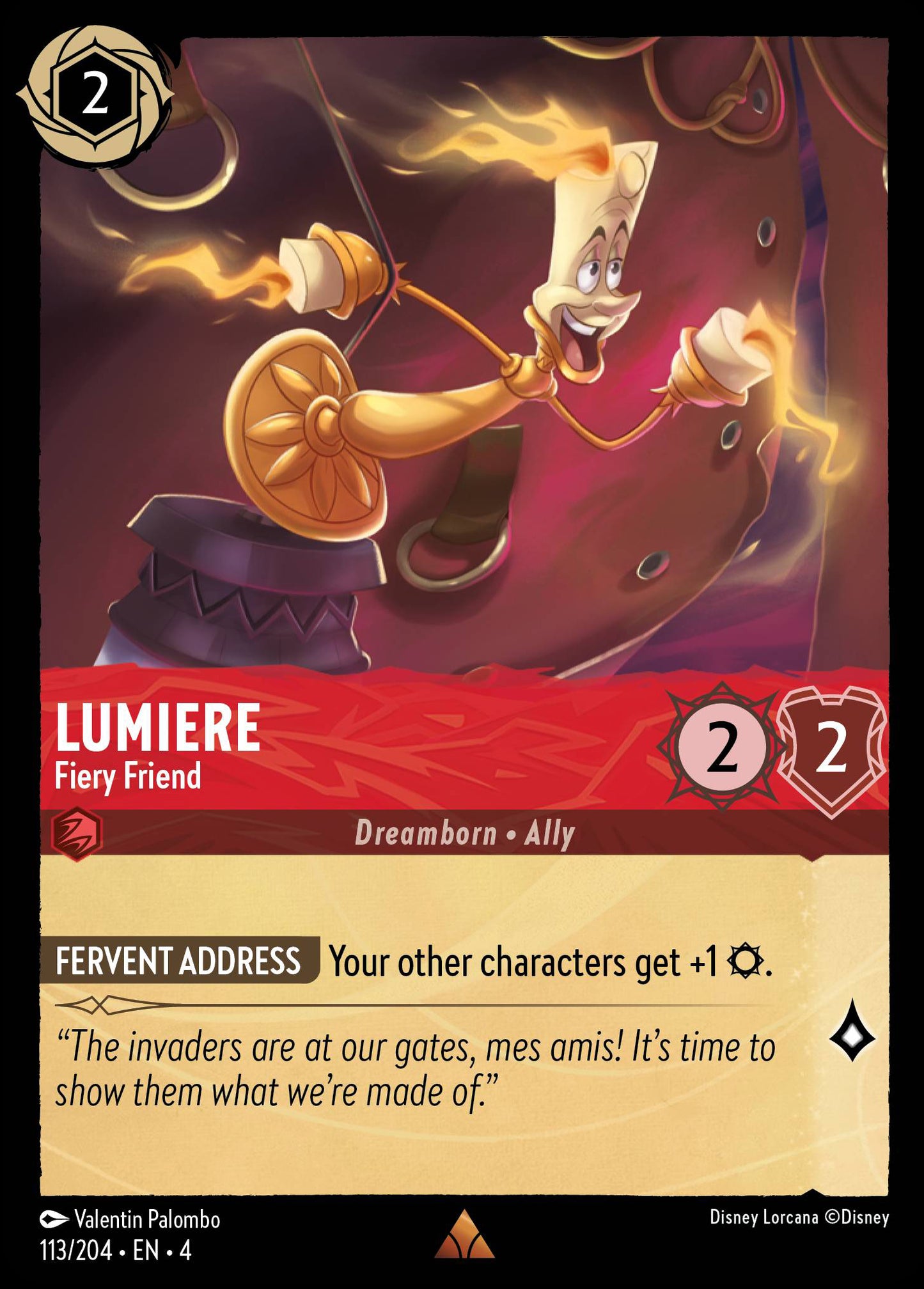 Lumiere - Fiery Friend