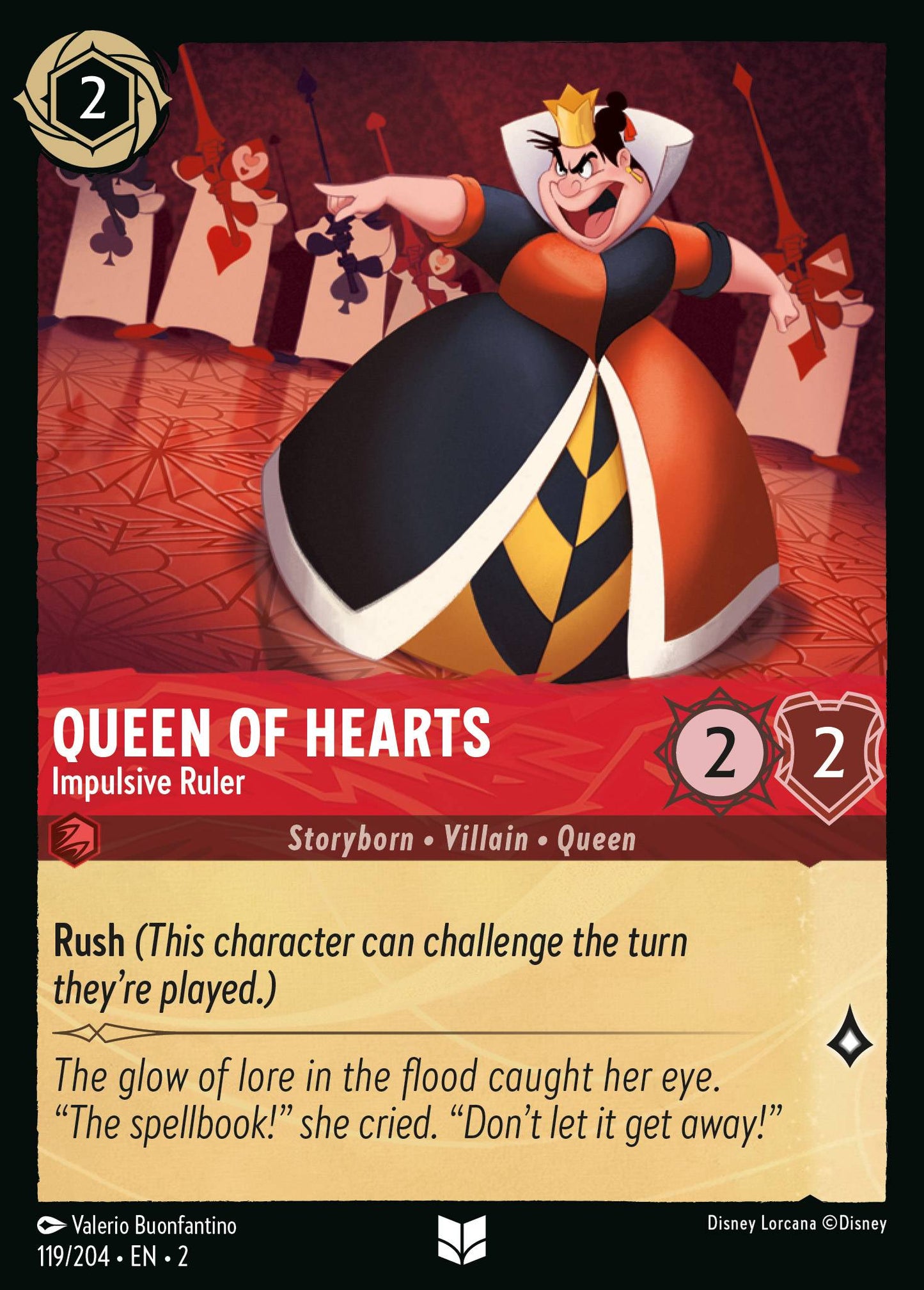 Queen Of Hearts - Impulsive Ruler