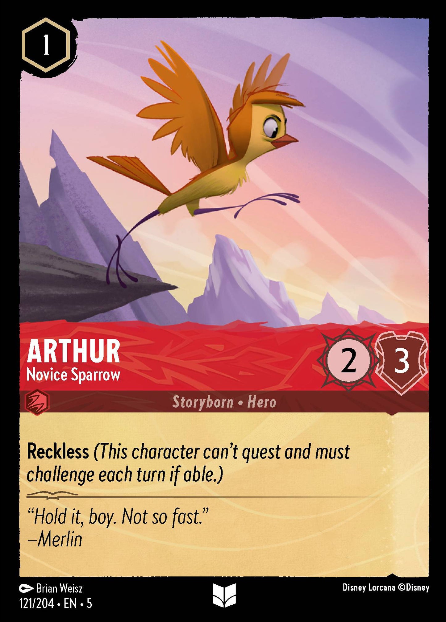 Arthur - Novice Sparrow