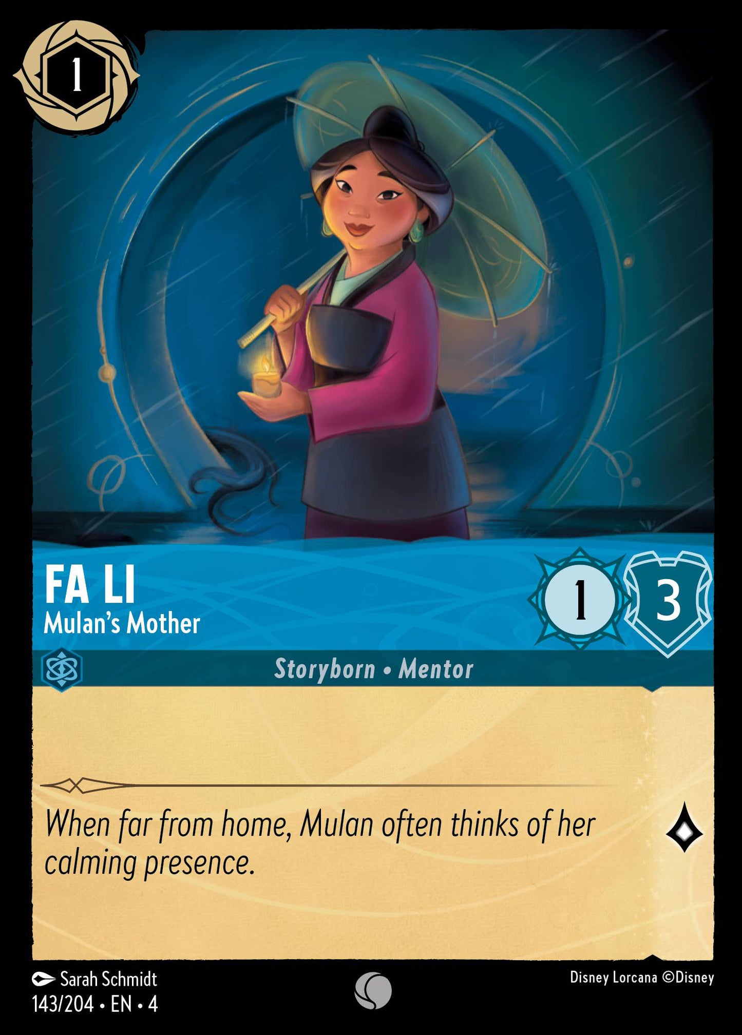 Fa Li - Mulan's Mother