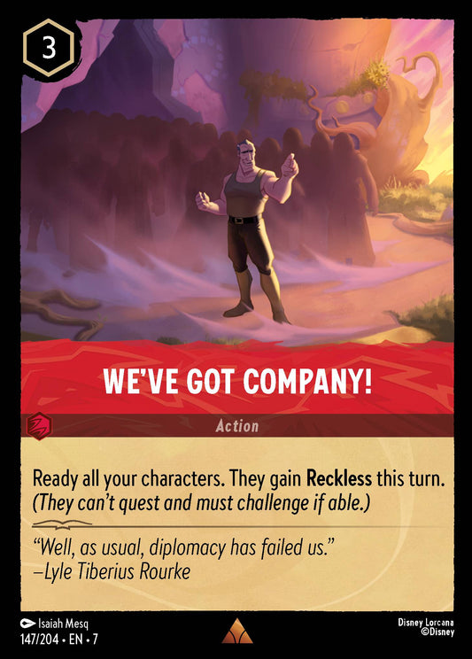 We've Got Company!