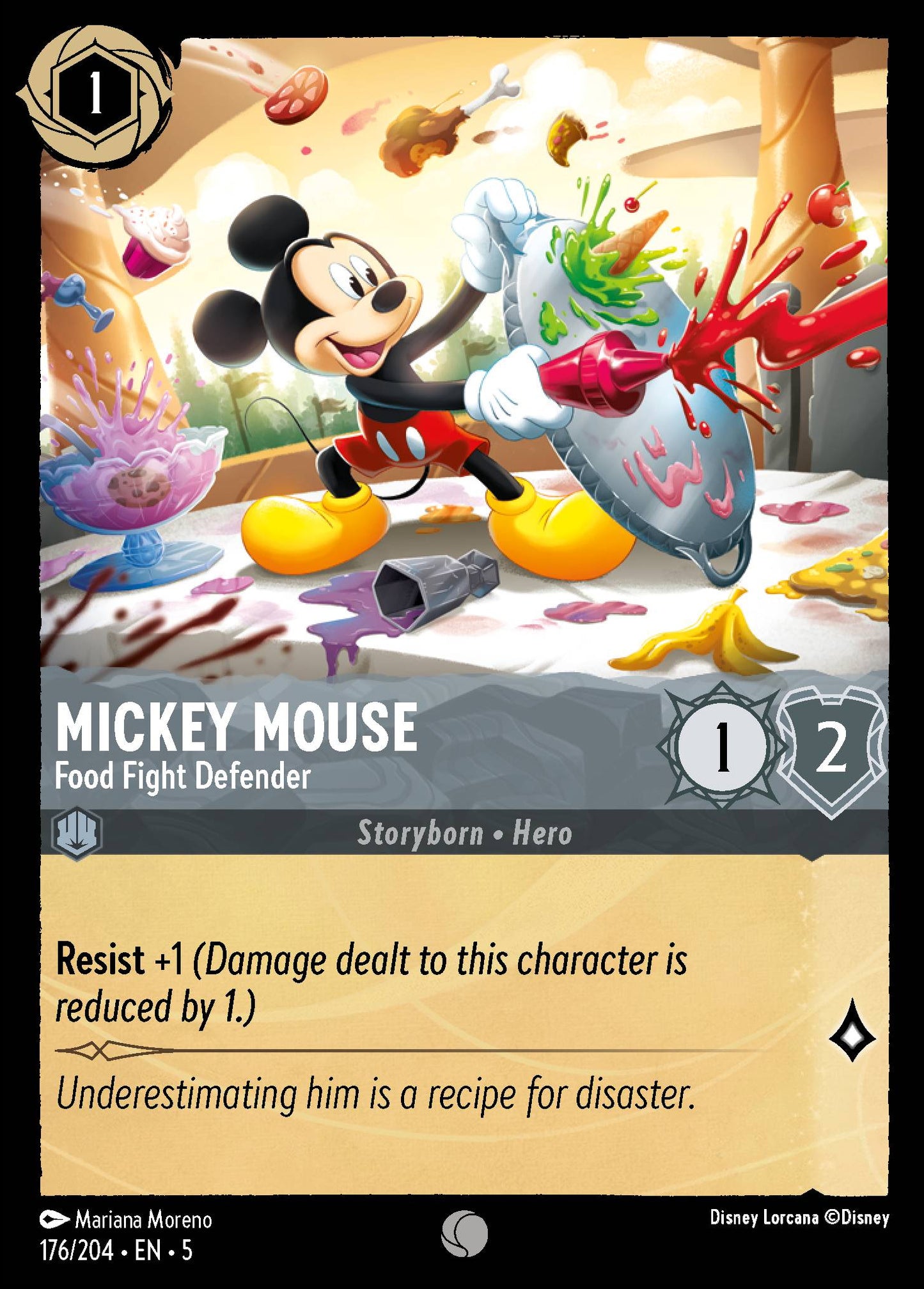 Mickey Mouse - Food Fight Defender