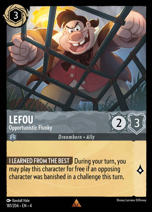 Lefou - Opportunistic Flunky