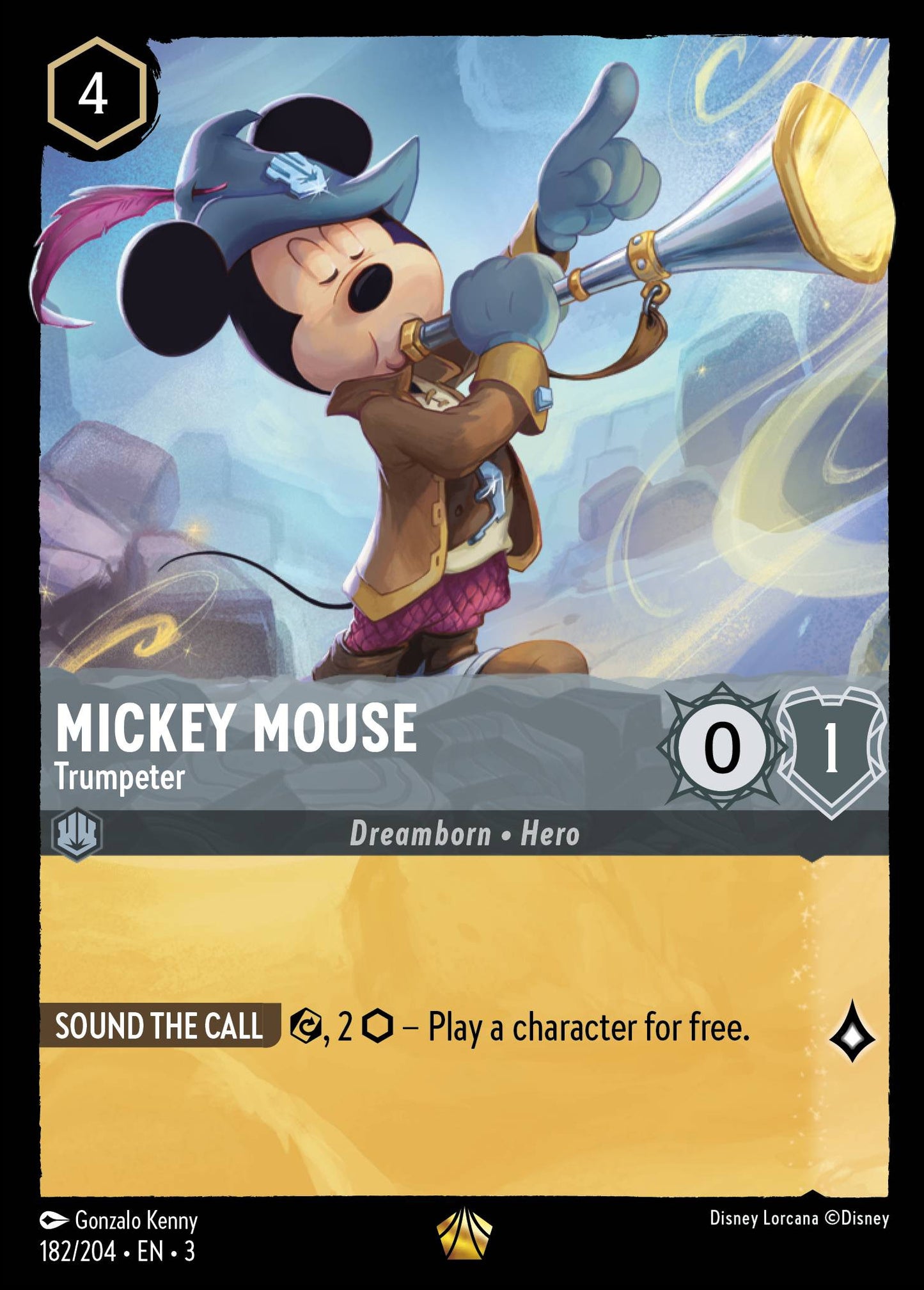 Mickey Mouse - Trumpeter