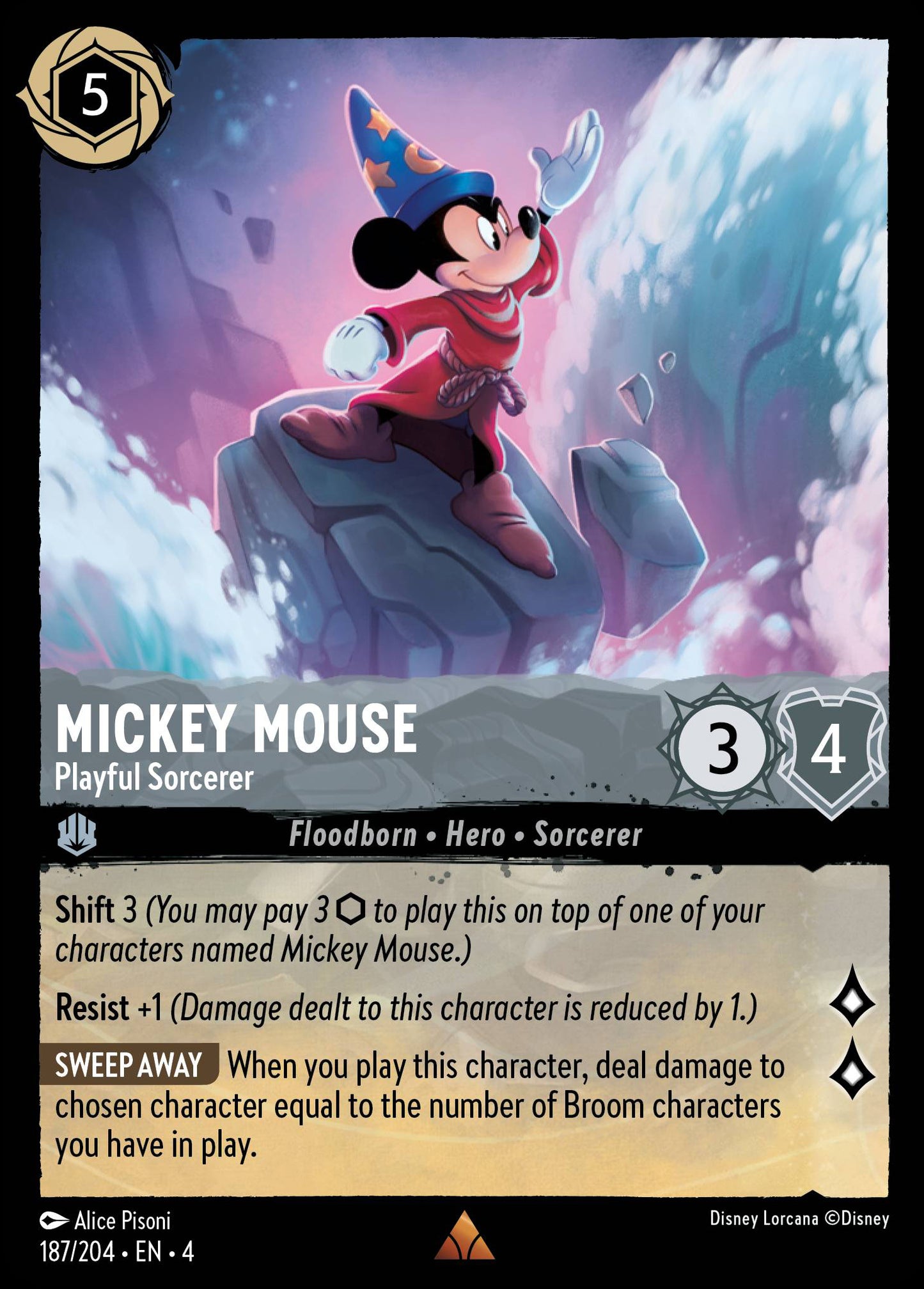 Mickey Mouse - Playful Sorcerer