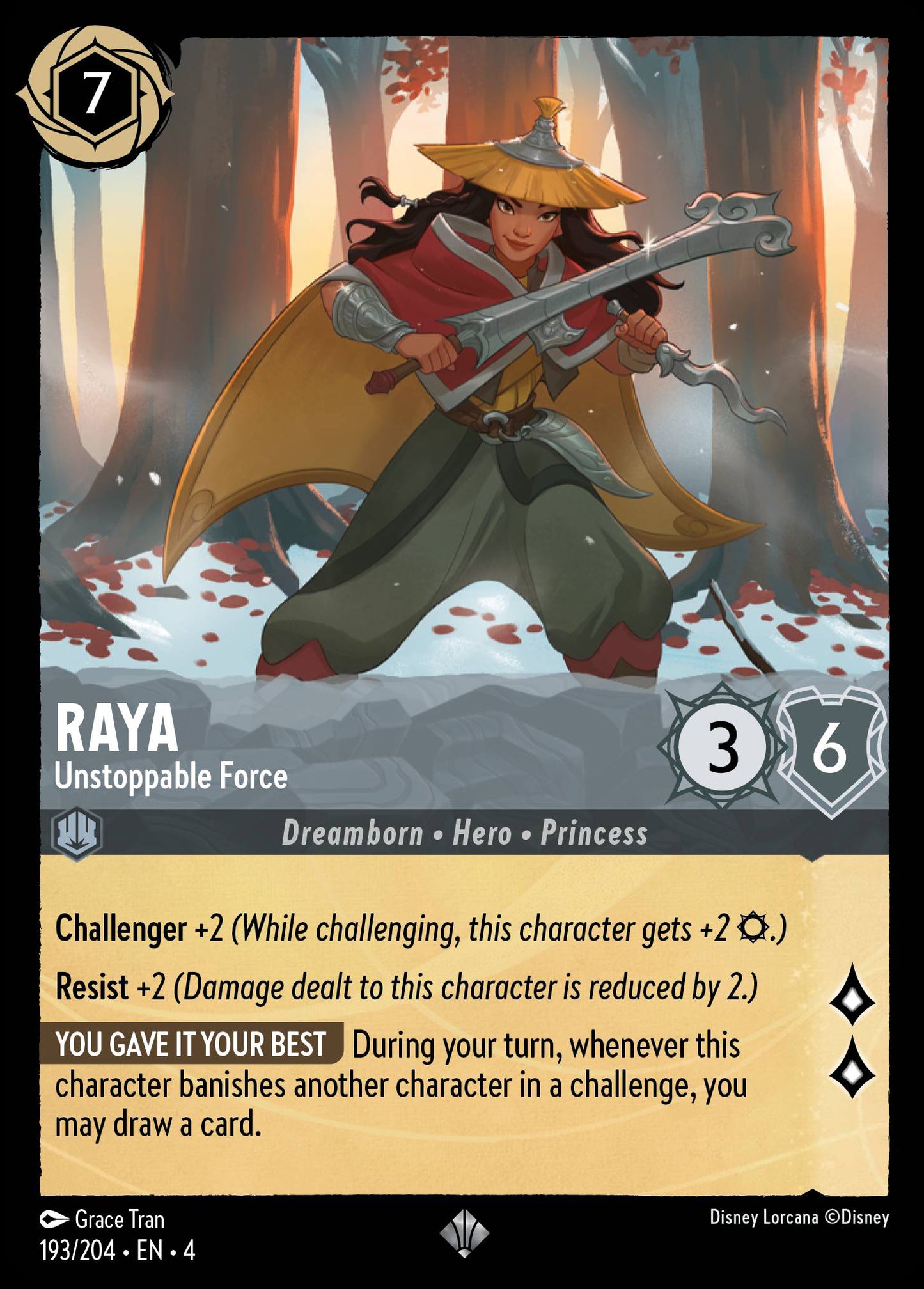 Raya - Unstoppable Force