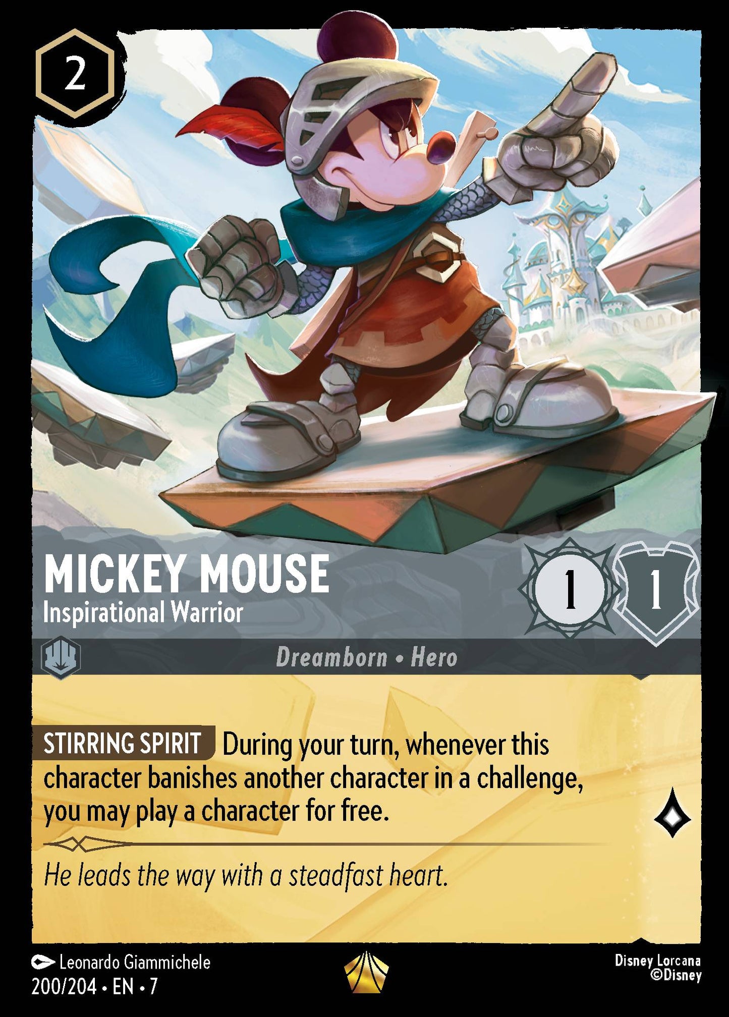 Mickey Mouse - Inspirational Warrior