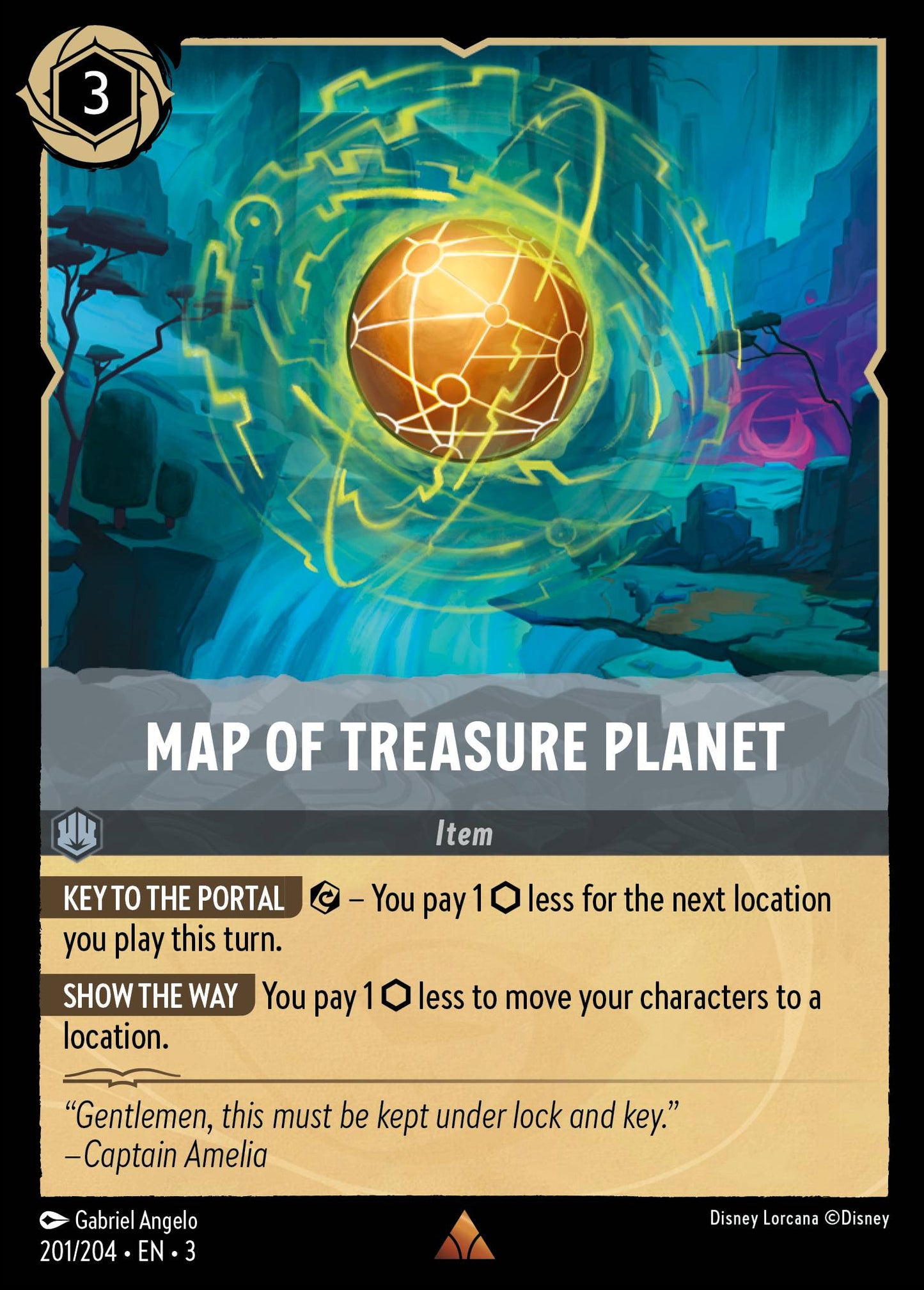 Map Of Treasure Planet